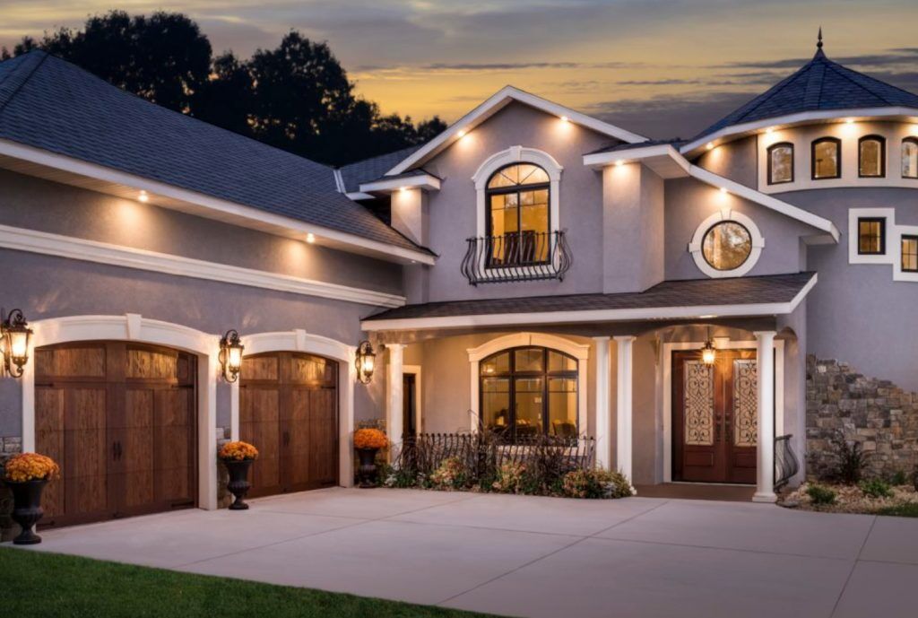 Hendersonville Home with Garage Door