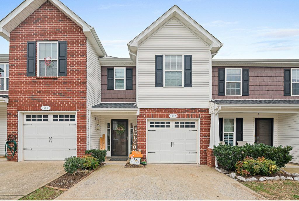 Smyrna Home with Garage Door