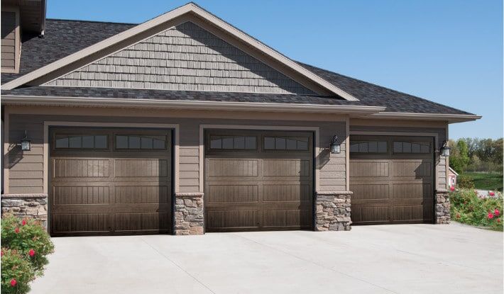 beautiful wooden garage door